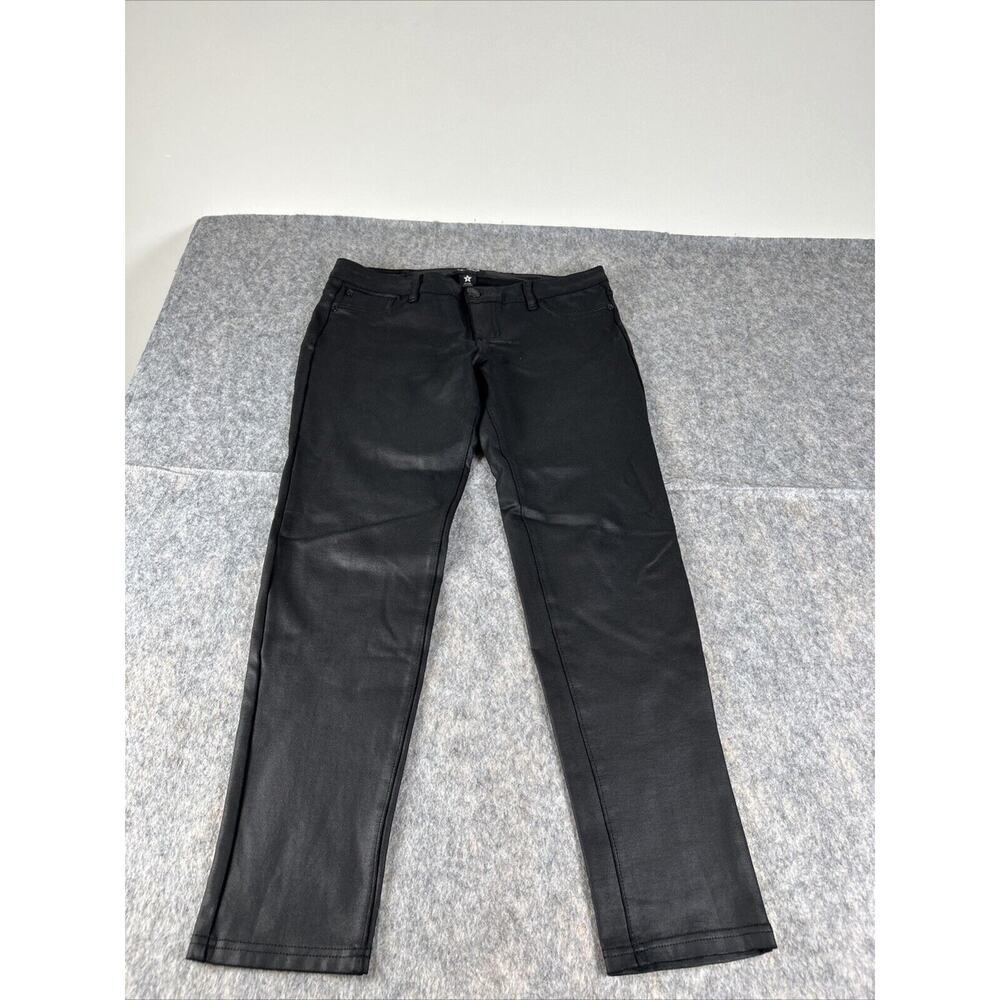 Celebrity Pink Jeans Pants Womens sz 9‎ Coated Faux Leather